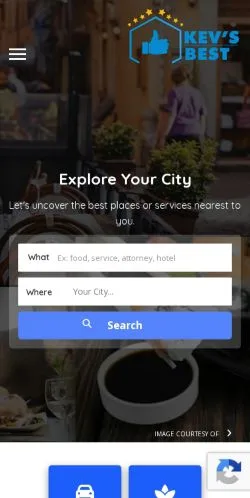 スポンサード記事向けのカナダメディア、Kev's Bestのサイトプレビュー