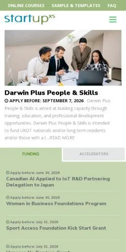 Forhåndsvisning af StartupXs, medie fra USA til sponsorerede artikler