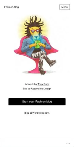 Anteprima del sito Fashion, media di Stati Uniti per articoli sponsorizzati