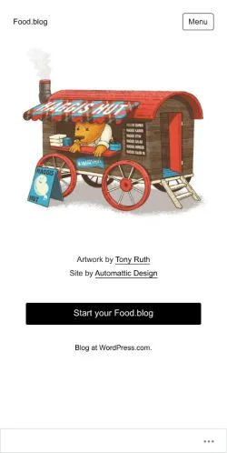 Anteprima del sito Food, media di Stati Uniti per articoli sponsorizzati