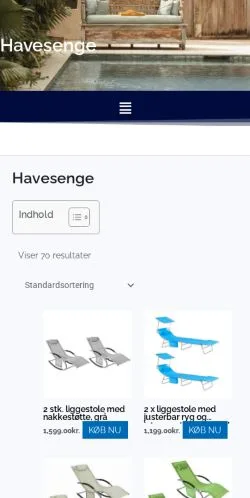 スポンサード記事向けのデンマークメディア、Havesengeのサイトプレビュー