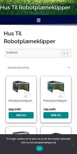 Anteprima del sito Hus til Robotplæneklipper, media di Danimarca per articoli sponsorizzati