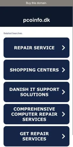 Vorschau der Website pcoinfo, Medium aus Dänemark für gesponserte Artikel