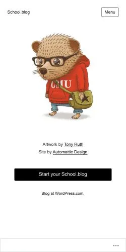 Pré-visualização do site School, meio de Estados Unidos para artigos patrocinados