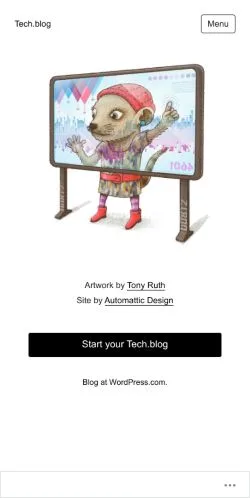 Aperçu du site Tech, média de États-Unis pour articles sponsorisés