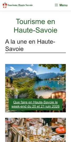 Anteprima del sito Tourisme Haute-Savoie, media di Francia per articoli sponsorizzati