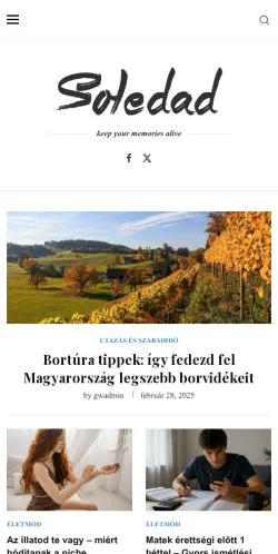Anteprima del sito Exclusive Magazin, media di Ungheria per articoli sponsorizzati
