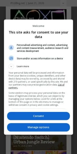 Vista previa del sitio PS3Blog, medio de Estados Unidos para artículos patrocinados