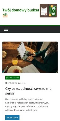 Podgląd witryny Twój Domowy Budżet, medium z kraju Polska do artykułów sponsorowanych