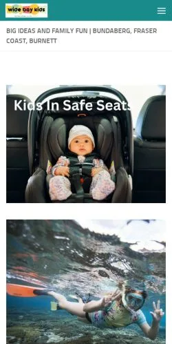 Anteprima del sito Wide Bay Kids, media di Australia per articoli sponsorizzati