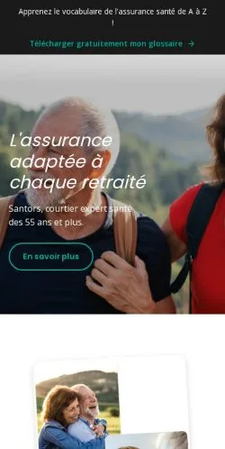 Anteprima del sito Santors, media di Francia per articoli sponsorizzati