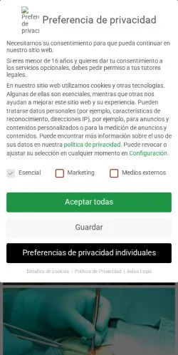 Vista previa del sitio Mashpedia, medio de España para artículos patrocinados