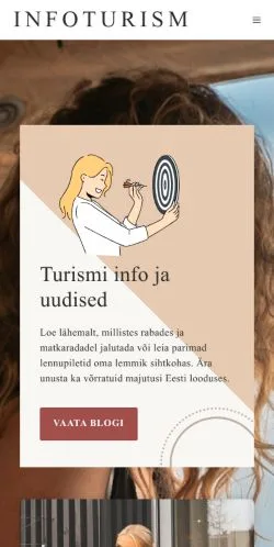 Anteprima del sito Infoturism, media di Estonia per articoli sponsorizzati