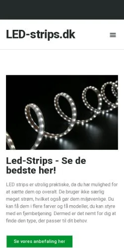 Podgląd witryny LED Strips, medium z kraju Dania do artykułów sponsorowanych
