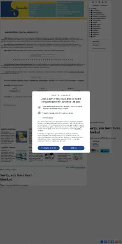 Anteprima del sito Laimos Sapnininkas, media di Stati Uniti per articoli sponsorizzati
