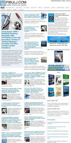 Preview of the PI Brief Update website, a media outlet in United States for sponsored articles
