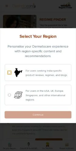 Vorschau der Website Dermatocare, Medium aus Vereinigte Staaten für gesponserte Artikel
