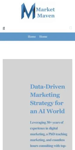 Anteprima del sito Hausman Marketing Letter, media di Stati Uniti per articoli sponsorizzati