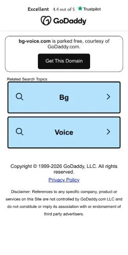 スポンサード記事向けのアメリカ合衆国メディア、BG Voiceのサイトプレビュー
