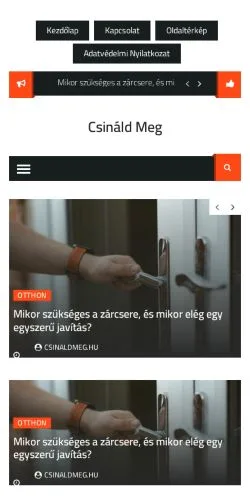 스폰서 기사용 헝가리 매체 Csináld Meg - 사이트 미리보기