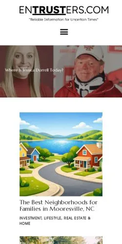 Forhåndsvisning av nettstedet Entrusters, medium fra USA for sponsede artikler