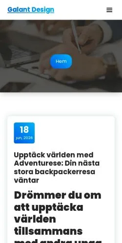 Anteprima del sito Galant Design -, media di Svezia per articoli sponsorizzati