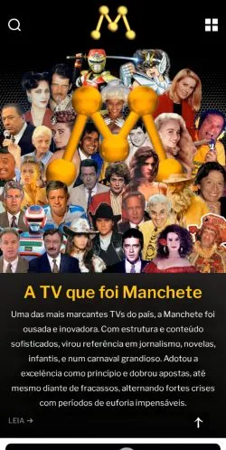 Forhåndsvisning af Rede Manchete, medie fra Brasilien til sponsorerede artikler