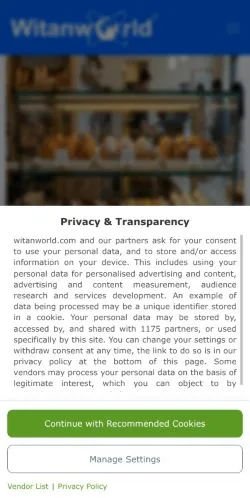 Vorschau der Website Witanworld, Medium aus Vereinigte Staaten für gesponserte Artikel