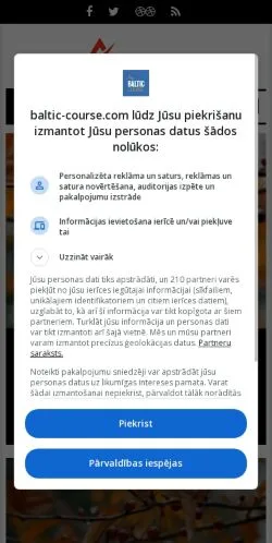 Anteprima del sito Abiem Baltic, media di Regno Unito per articoli sponsorizzati