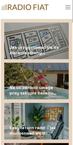 Anteprima del sito Radiofiat, media di Polonia per articoli sponsorizzati