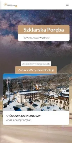 스폰서 기사용 폴란드 매체 Szklarska Poręba 사이트 미리보기