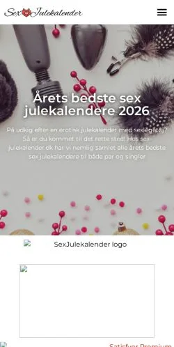 Anteprima del sito Sex Julekalender, media di Danimarca per articoli sponsorizzati