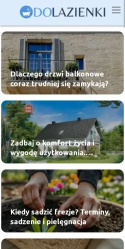 Anteprima del sito Dolazienki, media di Polonia per articoli sponsorizzati