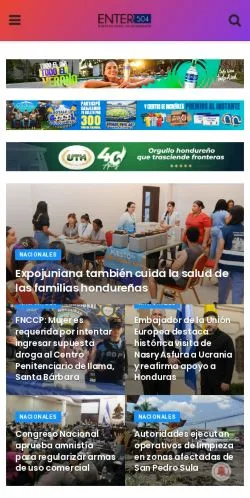 Forhåndsvisning af Enter504, medie fra Spanien til sponsorerede artikler