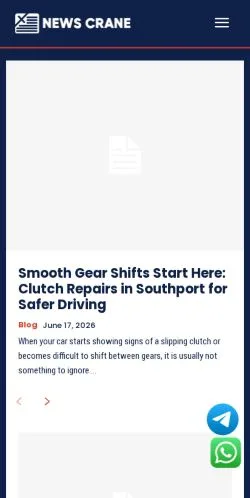 スポンサード記事向けのアメリカ合衆国メディア、News Craneのサイトプレビュー