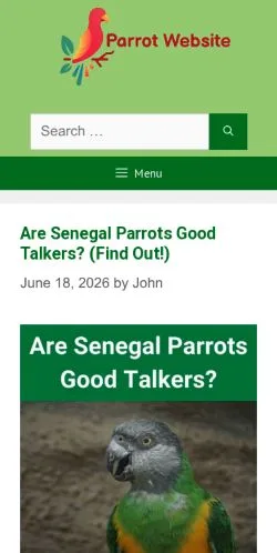 Forhåndsvisning af Parrot Website, medie fra USA til sponsorerede artikler