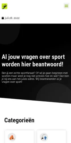 Anteprima del sito Sportfaqs, media di Paesi Bassi per articoli sponsorizzati