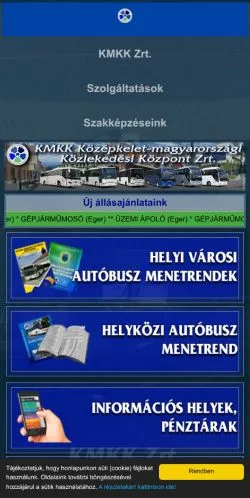 Anteprima del sito KMKK Zrt., media di Ungheria per articoli sponsorizzati