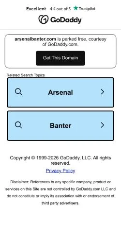 スポンサード記事向けのアメリカ合衆国メディア、Arsenal Banterのサイトプレビュー