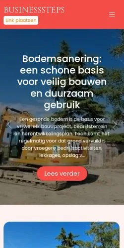 Anteprima del sito Businesssteps.nl, media di Paesi Bassi per articoli sponsorizzati