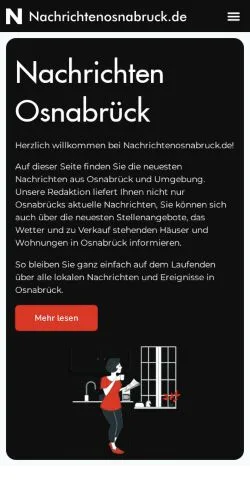 Anteprima del sito Nachrichten Osnabrück, media di Germania per articoli sponsorizzati