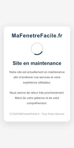 Anteprima del sito MaFenetreFacile, media di Francia per articoli sponsorizzati