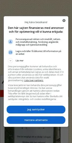 Podgląd witryny Arga Lappen #&!¤!, medium z kraju Szwecja do artykułów sponsorowanych