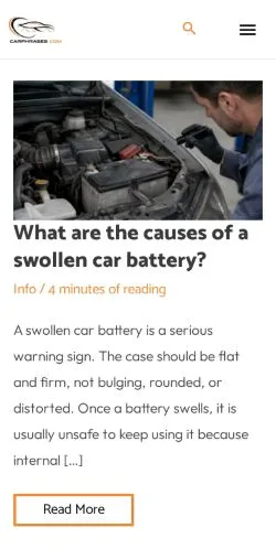 스폰서 기사용 미국 매체 Car Tips & Info 사이트 미리보기