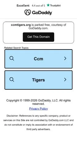 Vista previa del sitio CCM Tigers, medio de Estados Unidos para artículos patrocinados