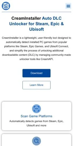 Förhandsvisning av webbplatsen CreamInstaller, medium i USA för sponsrade artiklar