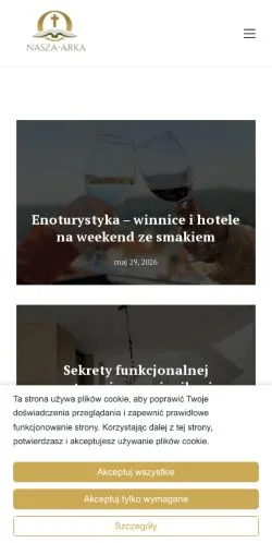 Anteprima del sito Nasza Arka, media di Polonia per articoli sponsorizzati