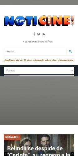 Sponsorlu makaleler için İspanya medyası Portada sitesinin önizlemesi