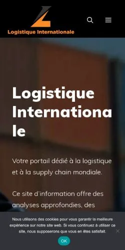Podgląd witryny Logistique Internationale, medium z kraju Francja do artykułów sponsorowanych