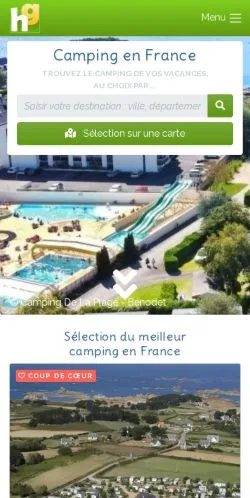 Anteprima del sito HPA Guide, media di Francia per articoli sponsorizzati